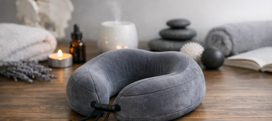 Nackenkissen bei Stress und Verspannungen: Wie die richtige Anwendung helfen kann
