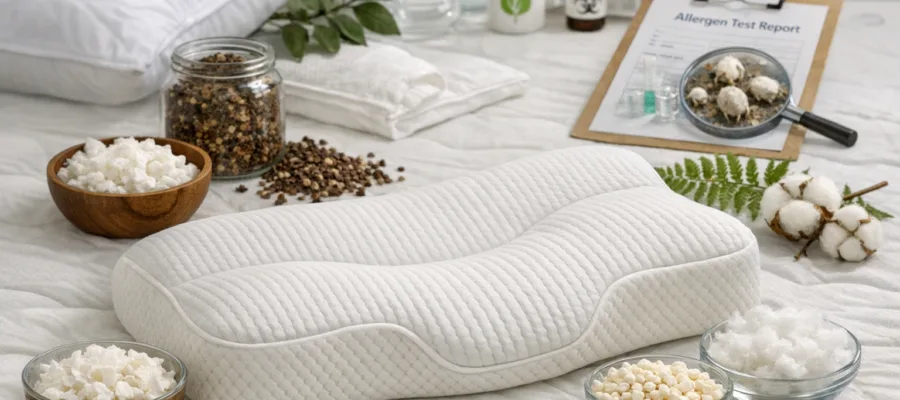 Nackenkissen fuer Allergiker: Worauf bei Materialien und Fuellungen achten?