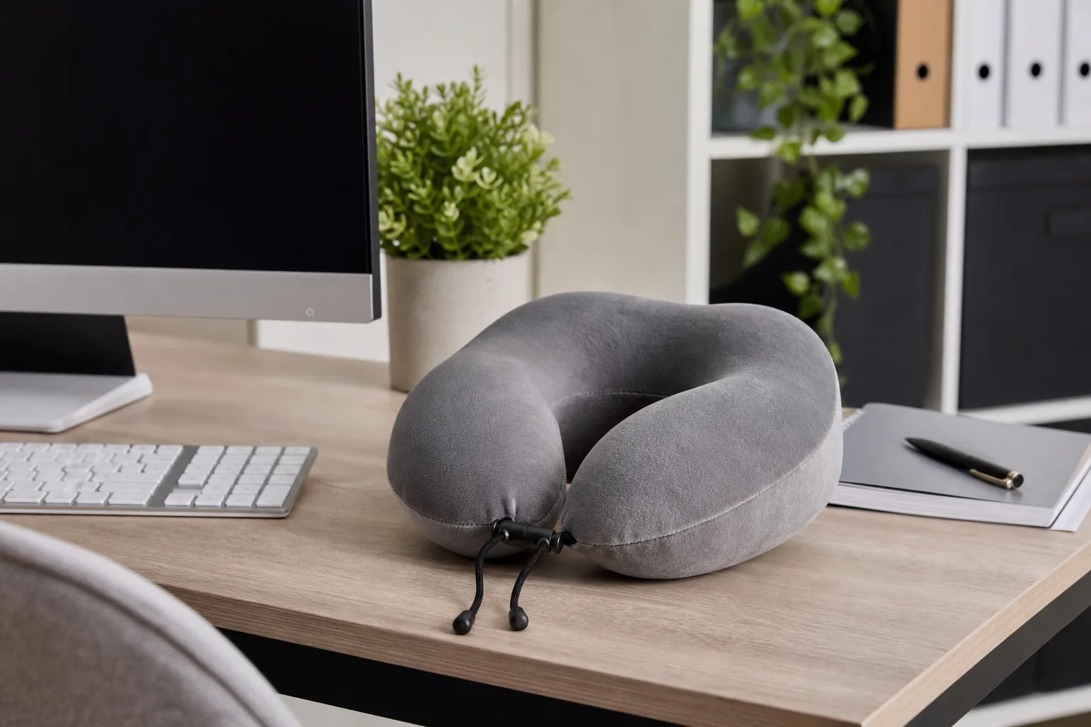 Nackenkissen als Accessoire beim Home Office: Mehr Komfort am Arbeitsplatz